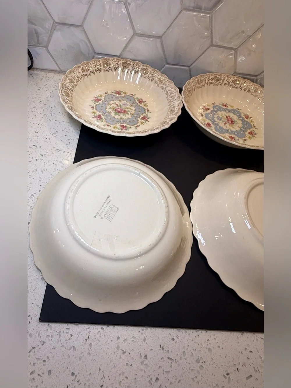 Set of 6 Limoges Lyric 8